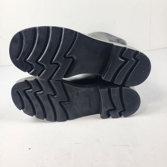 Nine West Women's Zip Up Knee High Fashion Boots Black Size 7.5M - Picture 16 of 16